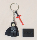 Minifigure Keychain Custom Star Wars Kylo Ren Unmasked Lightsaber Charm +Stand  — photo 1