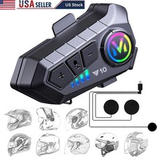 Motorcycle Bluetooth Headset Speaker Skiing Earphone Waterproof Bluetooth Helmet