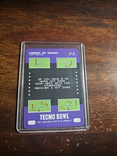 2026 Bo Jackson Battle Arena Tecmo Bowl #PL12 SSP Play Overflow Tax