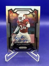 2023 Panini Prizm - Jalen Thompson #8 Silver Prizm Auto