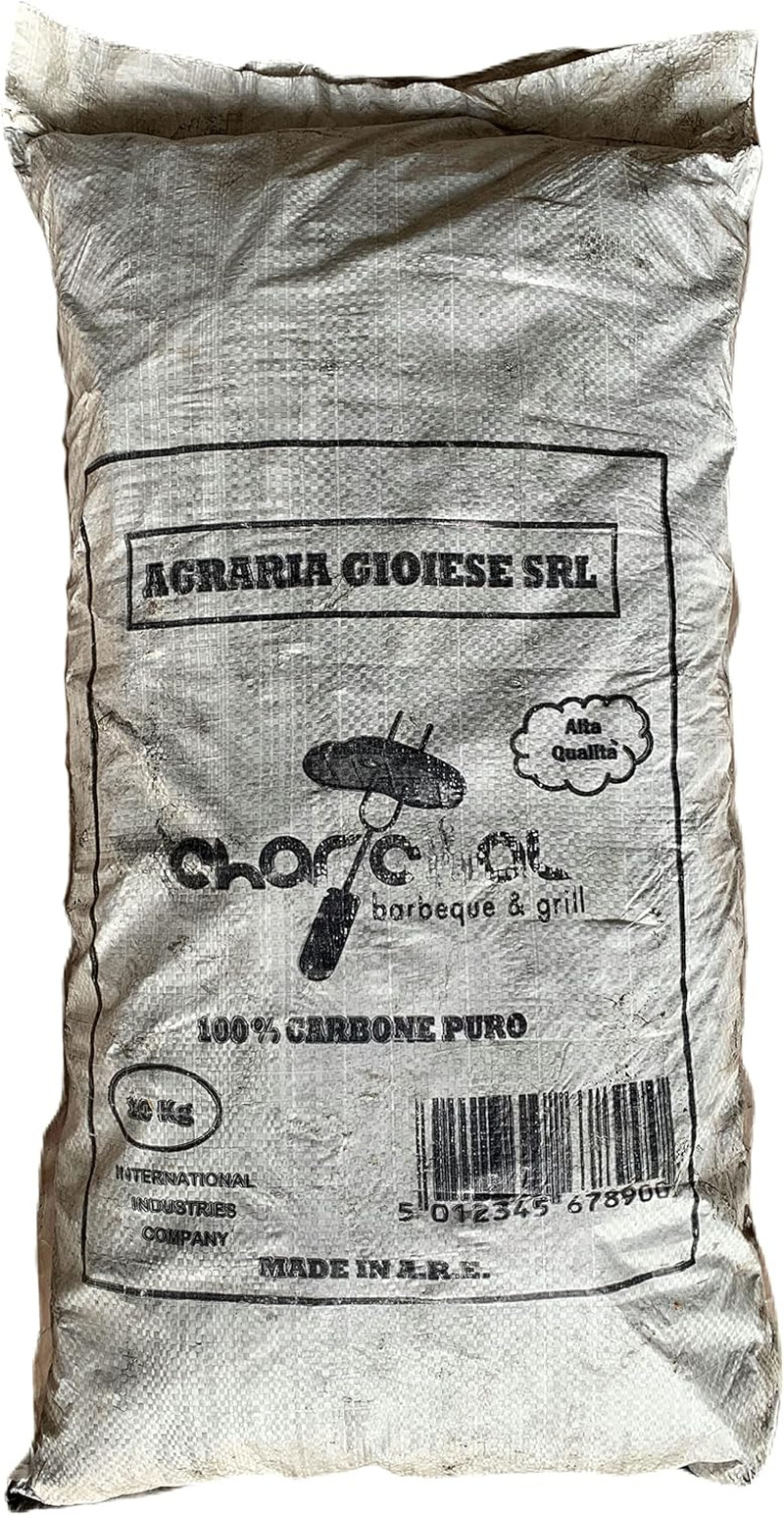 Carbone di Legna Naturale 10kg - Carbonella da Legna di Qualità
