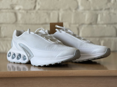 Size 11.5 - Nike Air Max DN White Metallic Silver W for sale