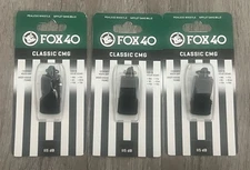 Fox 40 Pealess Whistle 115 dB Classic CMG Cushioned Mouth Grip Sport Referee (3)