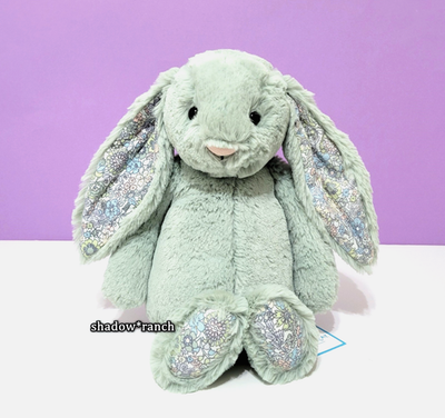 廃盤　新品　ジェリーキャット　Blossom Sage Bunny S 花柄 Jellycat BLOSSOM SAGE BUNNY - Medium 12