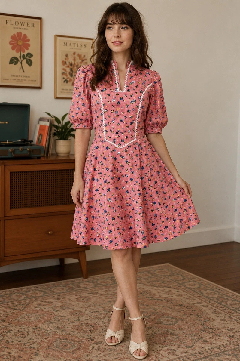 Vintage Pinafore Apron In Women's Vintage Dresses for sale | eBay