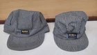 lot of 2  Vintage Osh Kosh B’Gosh Stripe Train rr Snapback hats adult & child