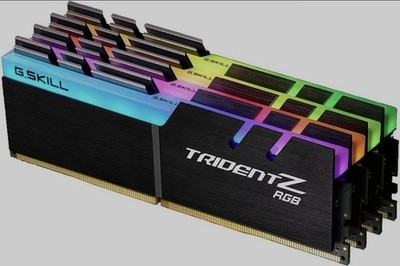 32GB G.Skill Trident Z RGB DDR4-3200 DIMM CL16 Quad Kit