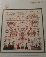 PERMIN SAMPLER 1857 CROSS STITCH CHART