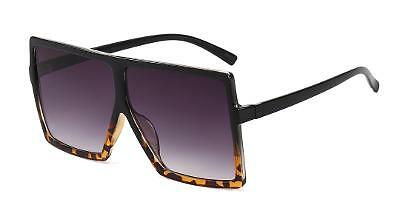 Square Oversized Sunglasses for Women/Men Flat Top Trendy Shades - Bild 22 von 22