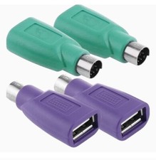 PS/2 to USB A Adapter Male to Female Keyboard Adapter PS2 Jack to USB A Plug ...