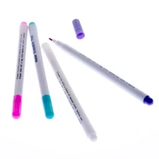 Unique Water Soluble Erasable Fabric Marker for Cross Stitch Patchwork 4Colour
