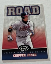 2005 Leaf Home Road Atlanta Braves Baseball Card #4R Chipper Jones Insert MLB