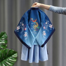 Boy/girl Children Chinese Hanfu Costume Martial Arts Tang Suit Three-Piece