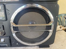 SPEAKER CHROME GRILL FOR VINTAGE BOOMBOX Lasonic TRC-931 3RD GEN CASSETTE PLAYER