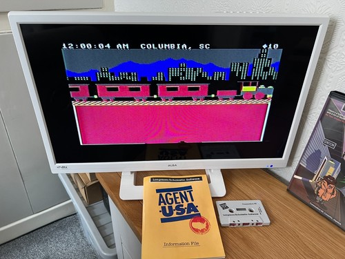 Agent USA Commodore 64 Cassette Game - Fully Working -👽👾Retro Gift Idea👾👽 - Photo 9/24