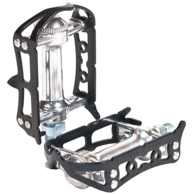 Pédales MKS Sylvan Road en aluminium poli fabrication artisanale japonaise