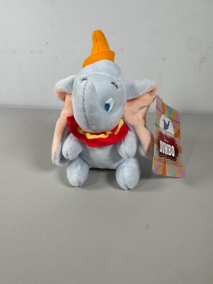 DUMBO Elefant Figur Stofftier, Plüsch Tasche Kumpel oder Schlüsselanhänger, Schlüsselanhänger DISNEY 