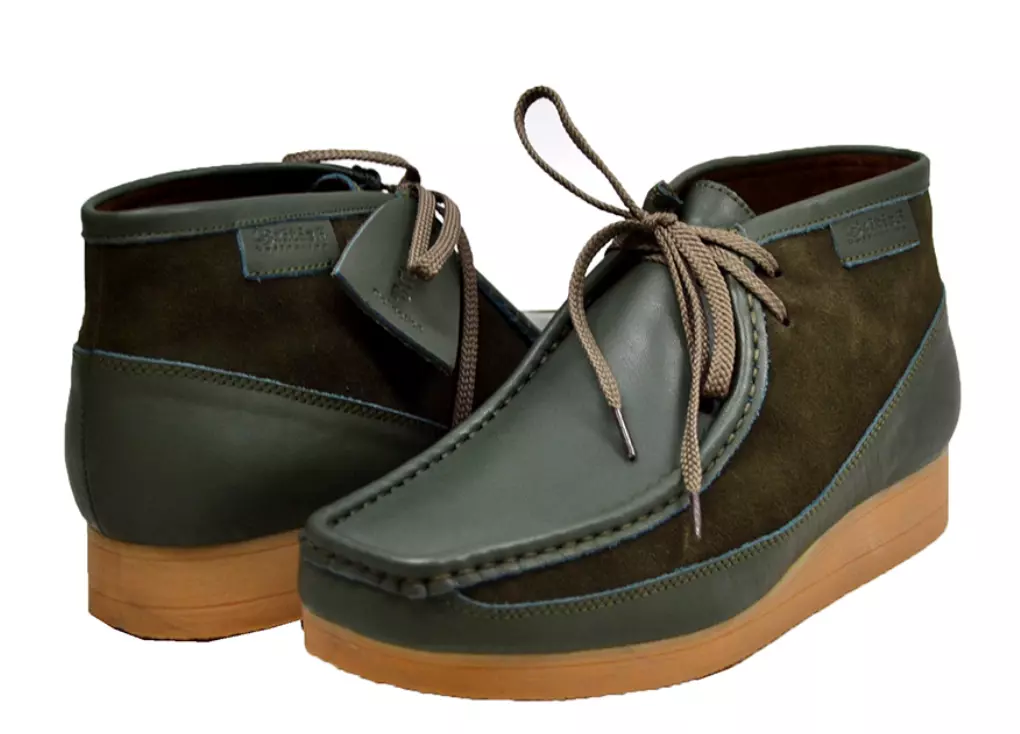 NEW British Walker Mens Shoe Wallabee Style New Castle Leather