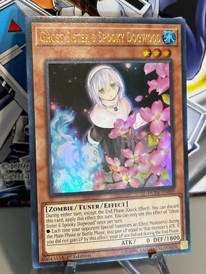 YuGiOh Ghost Sister & Spooky Dogwood DUDE-EN005 1st Edition Ultra