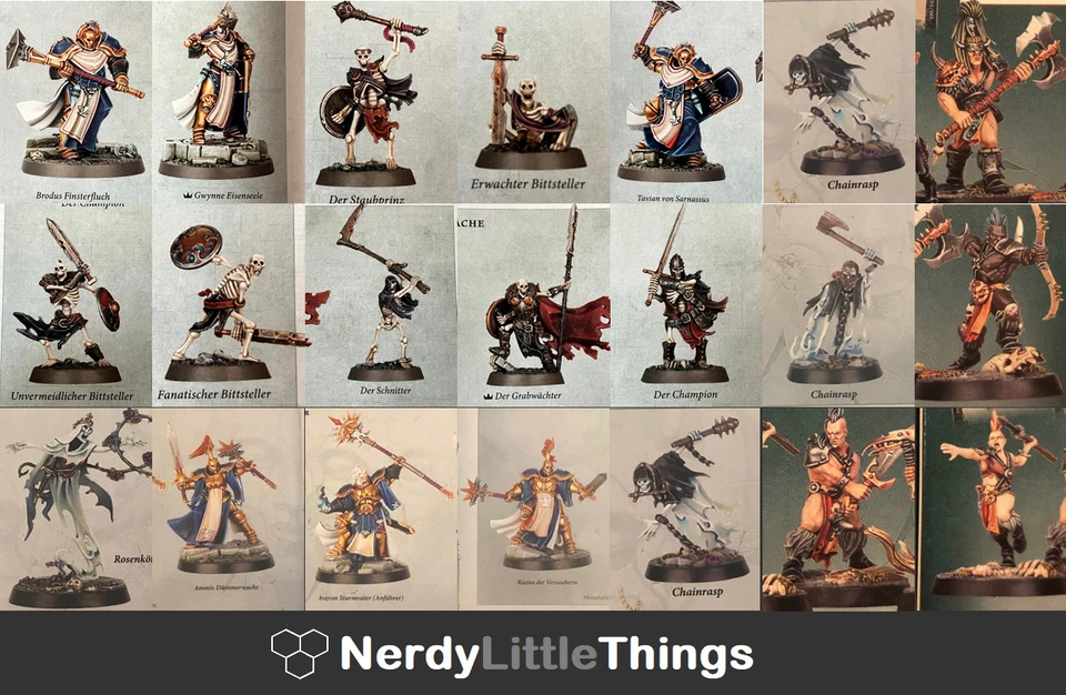 Warhammer Underworlds - Selection of single Miniatures - Miniaturen Auswahl