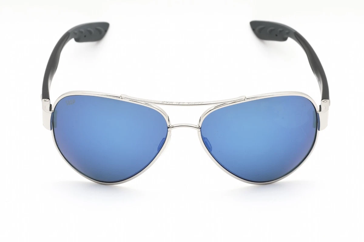 COSTA DEL MAR SOUTH POINT SO 21 OBMP Sunglasses Palladium Frame Blue Mirror