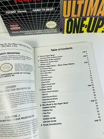 Super Tecmo Bowl Nintendo NES Instructions Manual Booklet Tecmo All Inserts