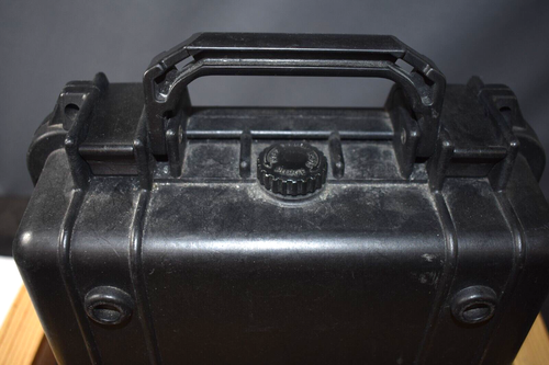 Pelican Mini S Hard Case with foam insert on the bottom only. Approx 10" x 10" - Picture 6 of 9