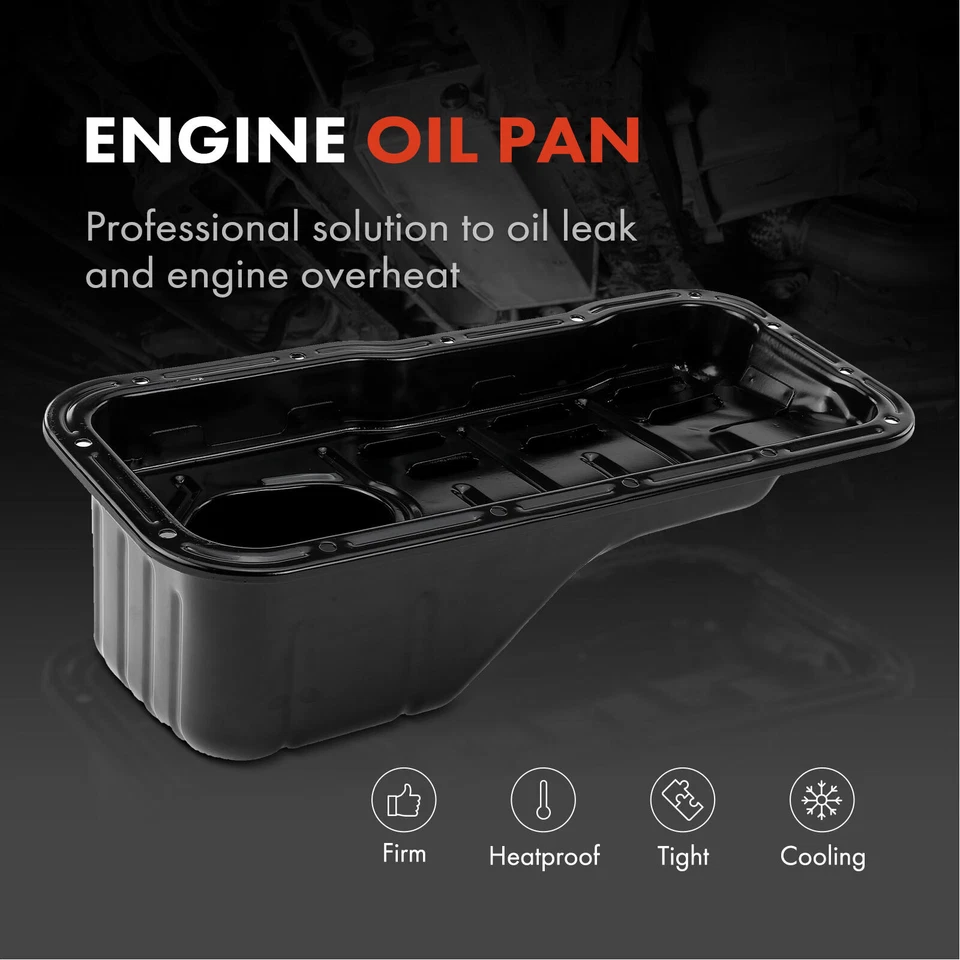 Nuevo cárter de aceite de motor para Nissan Sentra 1989-2006 200SX 1995-1998 NX L4 1,6 L 1,8 L Foto 2 de 4