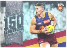 2020 AFL PRESTIGE MILESTONE (150 GAMES) CARD - MG7 Dayne ZORKO (BRISBANE) #161