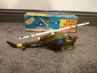 VINTAGE ARMY SUPER COPTER BATTERY OPERATED TOY BOXED -HOVER TOY HONG KONG 1970's