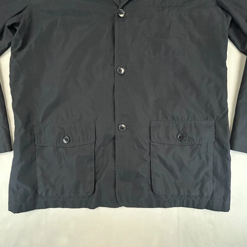 Travel Smith Jacket Mens Extra Large Long Black Field Utility Chore Streetwear - Image 4 of 4