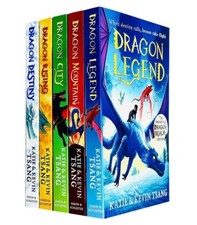 Dragon Realm Series 1-5 Books Collection Set by Katie & Kevin Tsang NEW FREE P+P