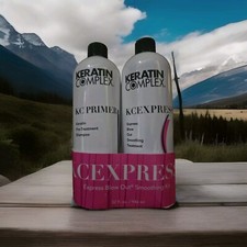 Keratin Complex Express Blow Out Smoothing Kit Shampoo 16 Oz Ea