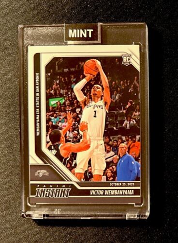 Victor Wembanyama Limited Edition Panini NBA Debut Graded Gem 10/ Mint 9 Wemby - Picture 1 of 2