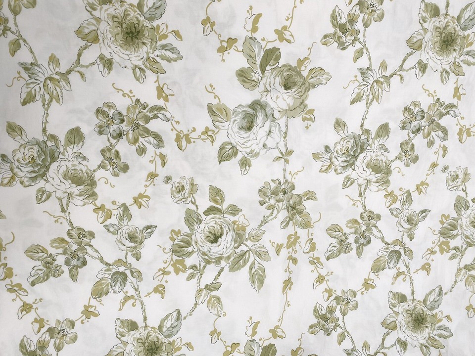 Queen Duvet Cover 100 Cotton Queen 90x90 Green/White Floral Garden