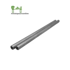 Mild Steel Spacer-Tubing- 3/8" OD x 1/4" ID x 8" Long--Fits M6 or 1/4" Bolts