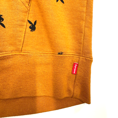 Supreme Playboy Hoodie FW15 Bunny Rust Size Large | eBay