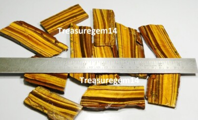 2500 CT NATURAL GOLDEN FIRE FLASHY TIGER'S EYE ROCK ROUGH SLAB,TILE TOP GEMSTONE
