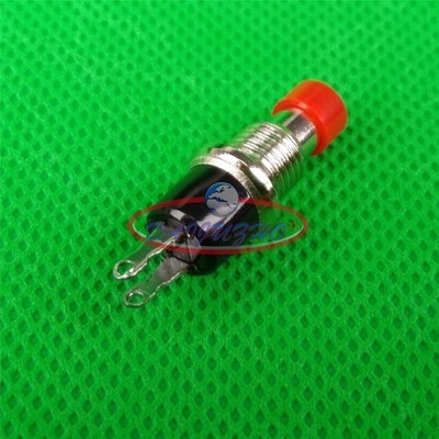 New 50pcs PS-44A OFF-(ON) Push Button Black   Switch *rr