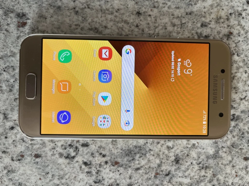 A Grade Samsung Galaxy A3 2017 16GB Unlocked 4G LTE Android Smartphone, photo 2 of 5