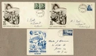 Australia 1951 WW Wide World FDC Cover x3 inc Postman and Van