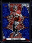 2022 Panini Mosaic Football No Huddle Blue Brad Johnson #188