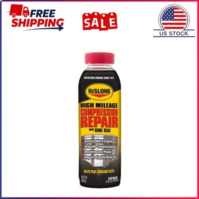 Rislone High Mileage Compression Repair Oil 4447, Automotive Additives, 16.9 oz