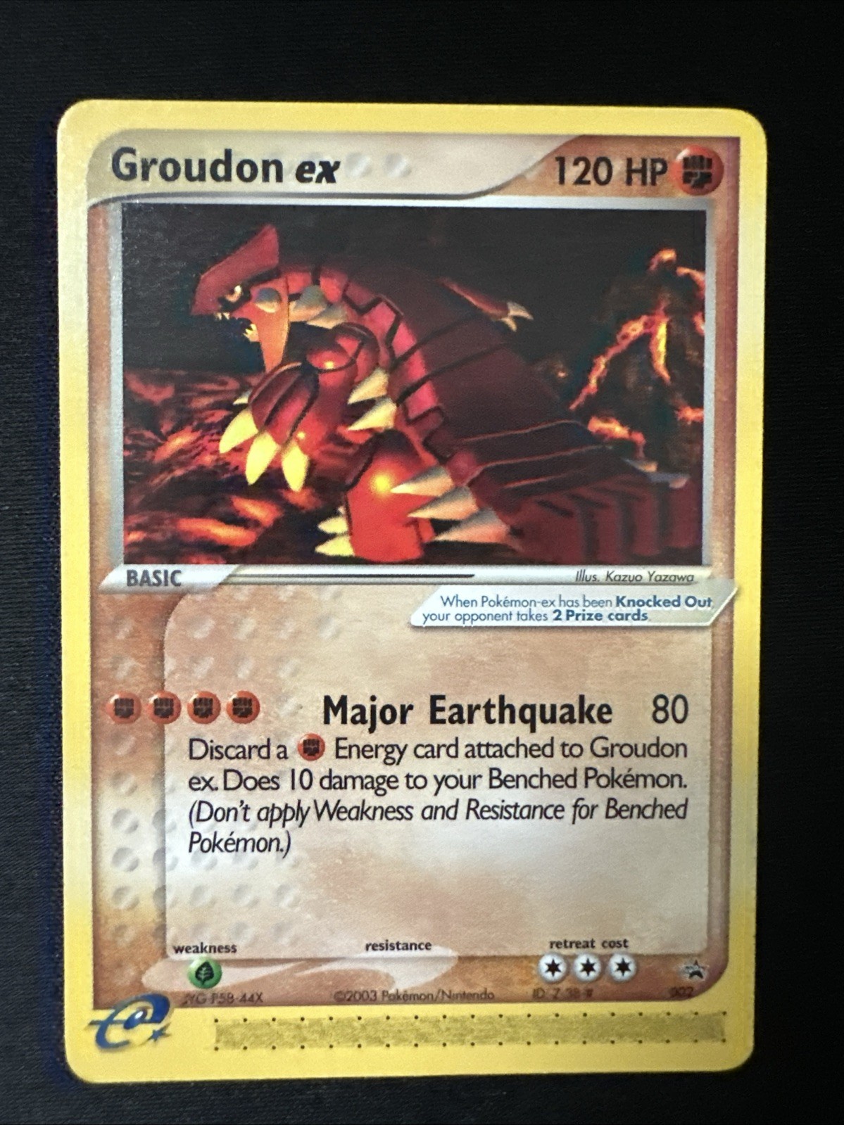 Pokémon Groudon EX Black Star Promo #2 Card TCG