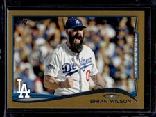 2014 Topps Gold #367 Brian Wilson SERIAL # 1669/2014
