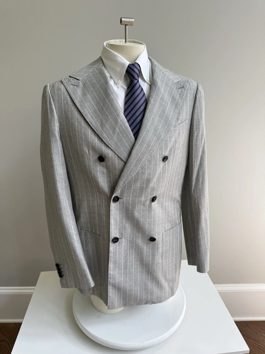 Double-Breasted Striped Short Suits & Blazers for Men for sale | eBay