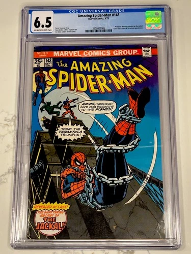 Amazing Spider-Man #148 CGC 6.5 (1975) Secret of the Jackal Revealed!