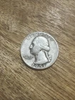 1951-P Washington Quarter 90 percent silver VF condition