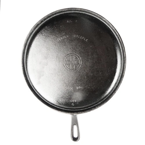 Griswold Vintage Cast Iron Handle Griddle 9 (609 G) Erie PA Smooth Flat No Spin
