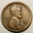 1913 D Lincoln Wheat Cent Penny G-VG  "Actual Coin Pictured"